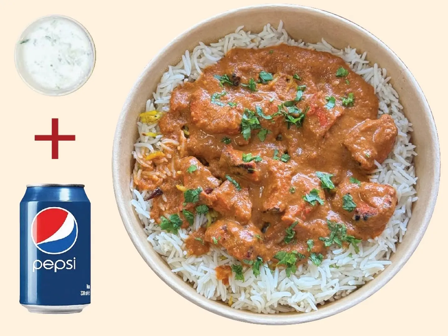 وجبة دجاج بالزبدة مع الرز