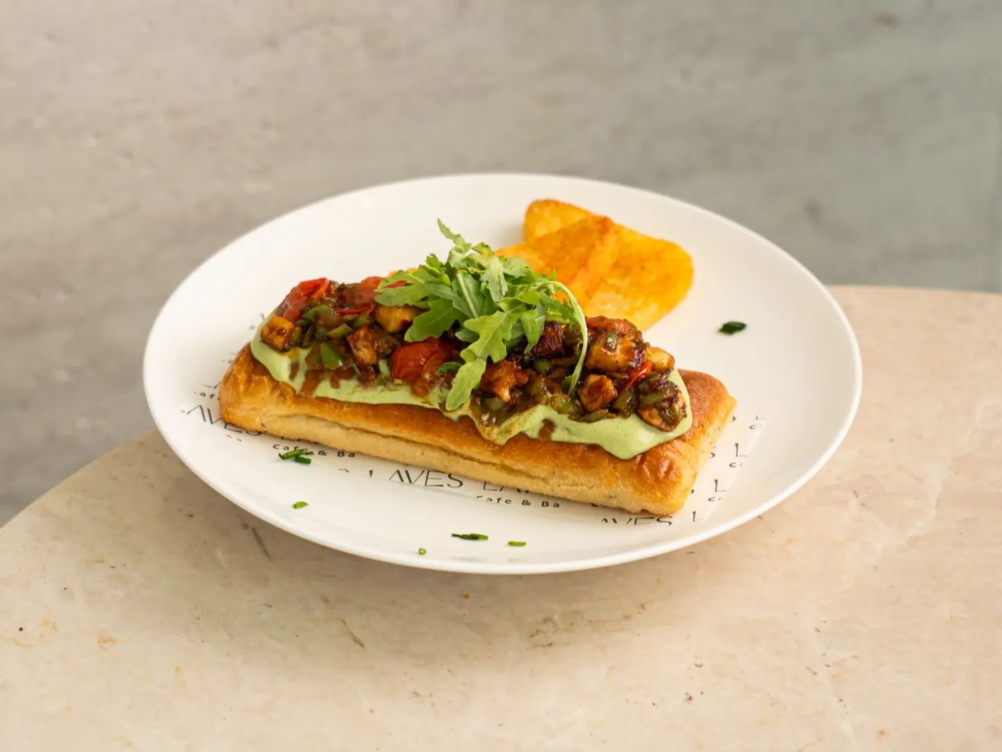 Halloumi Pomegranate Sandwich