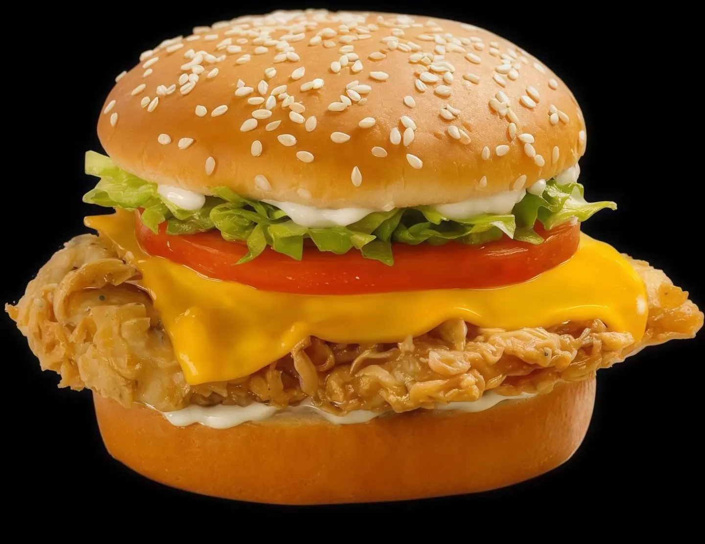 Chicken Zinger With Cheese