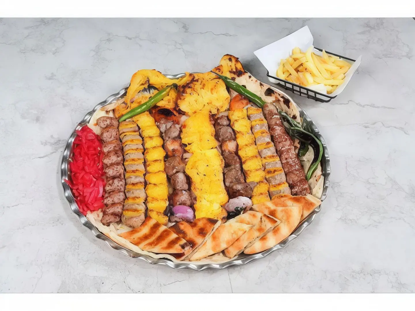Tikka Platter With Bread