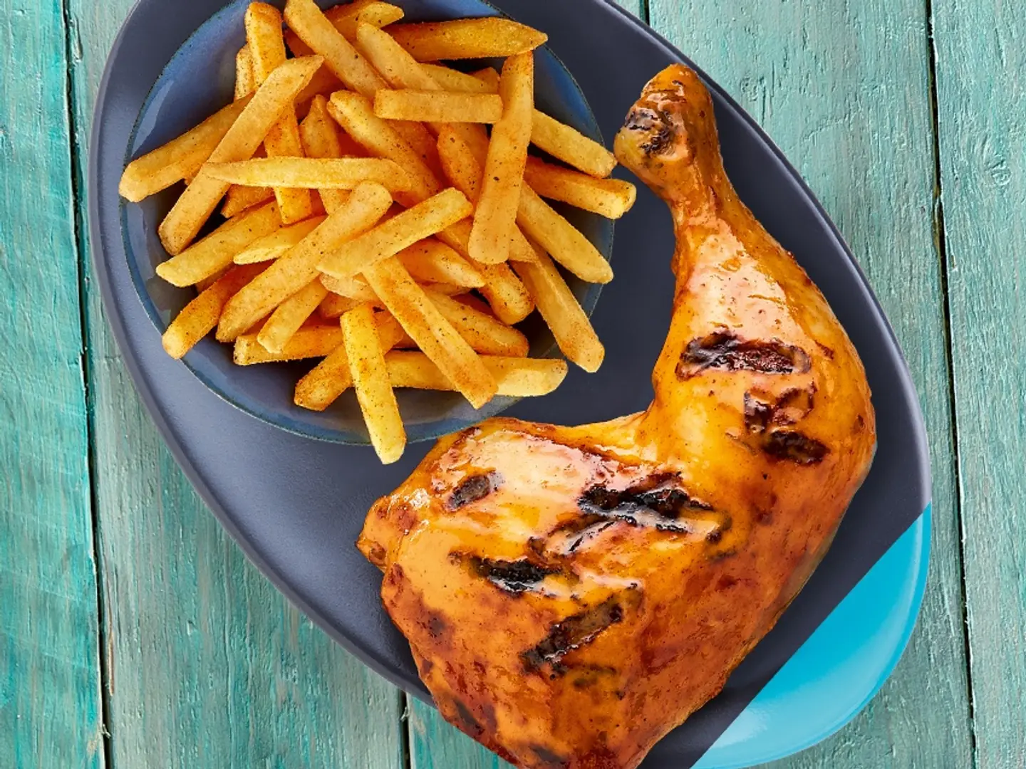 ¼ Chicken With One Side