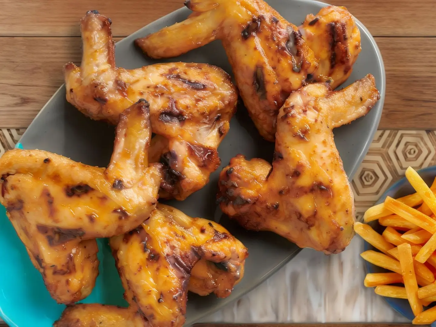 5 Chicken Wings With One Side