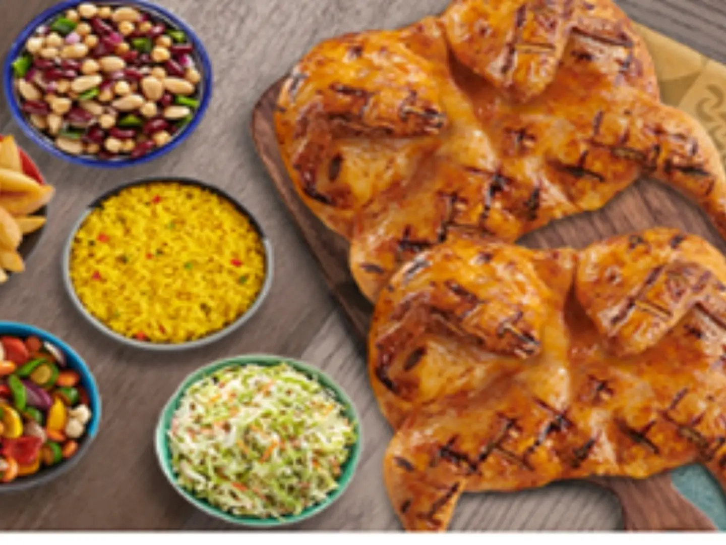 Jumbo Platter With 5 Large Sides