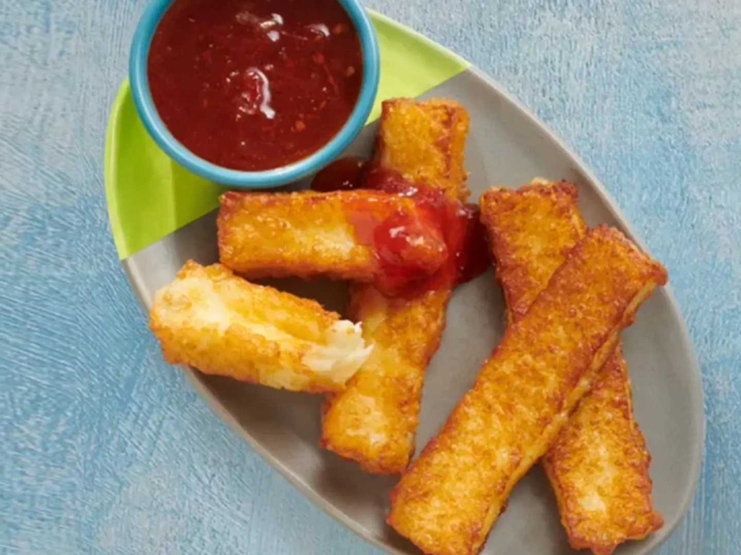 Halloumi Sticks With Chilli Jam