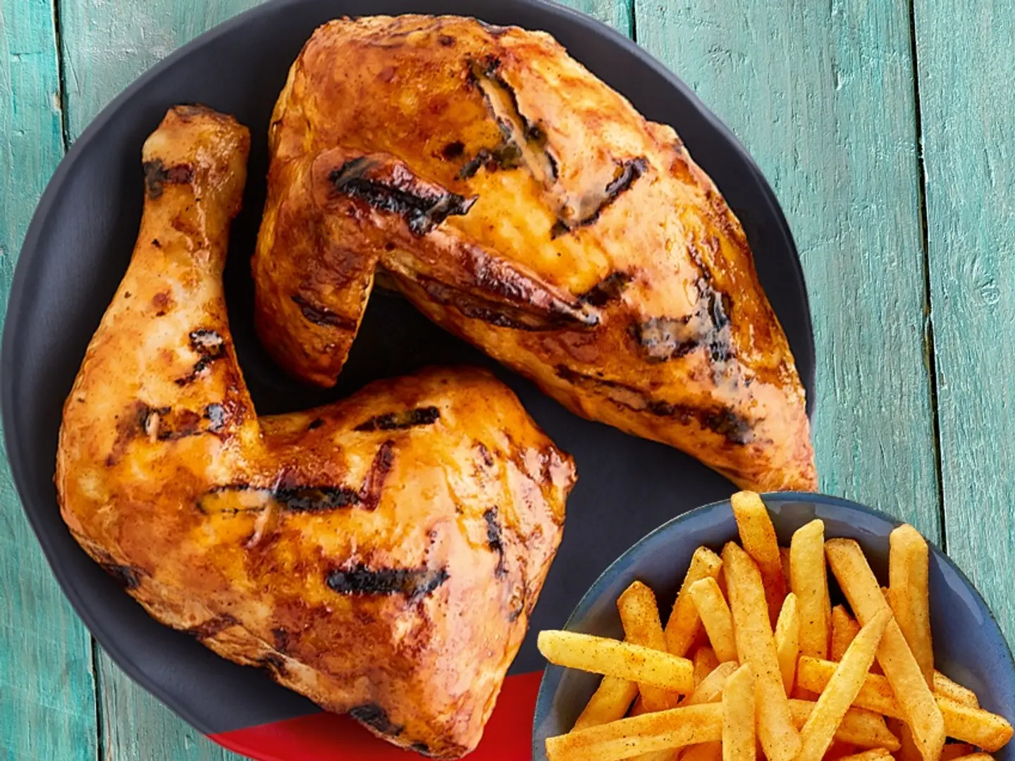 ½ Chicken With One Side