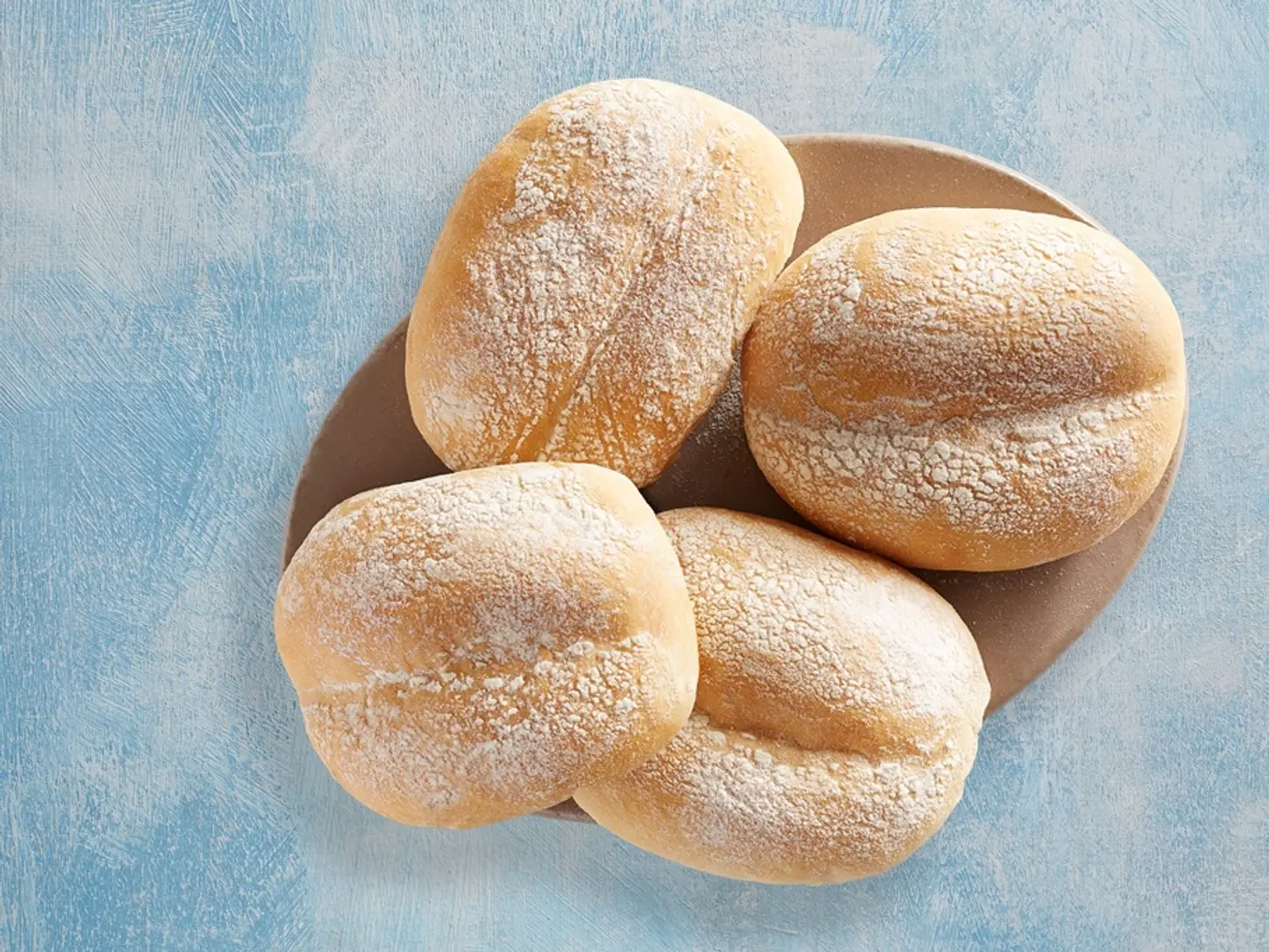 Toasted Pita Bread Or Tosted Portuguese Roll