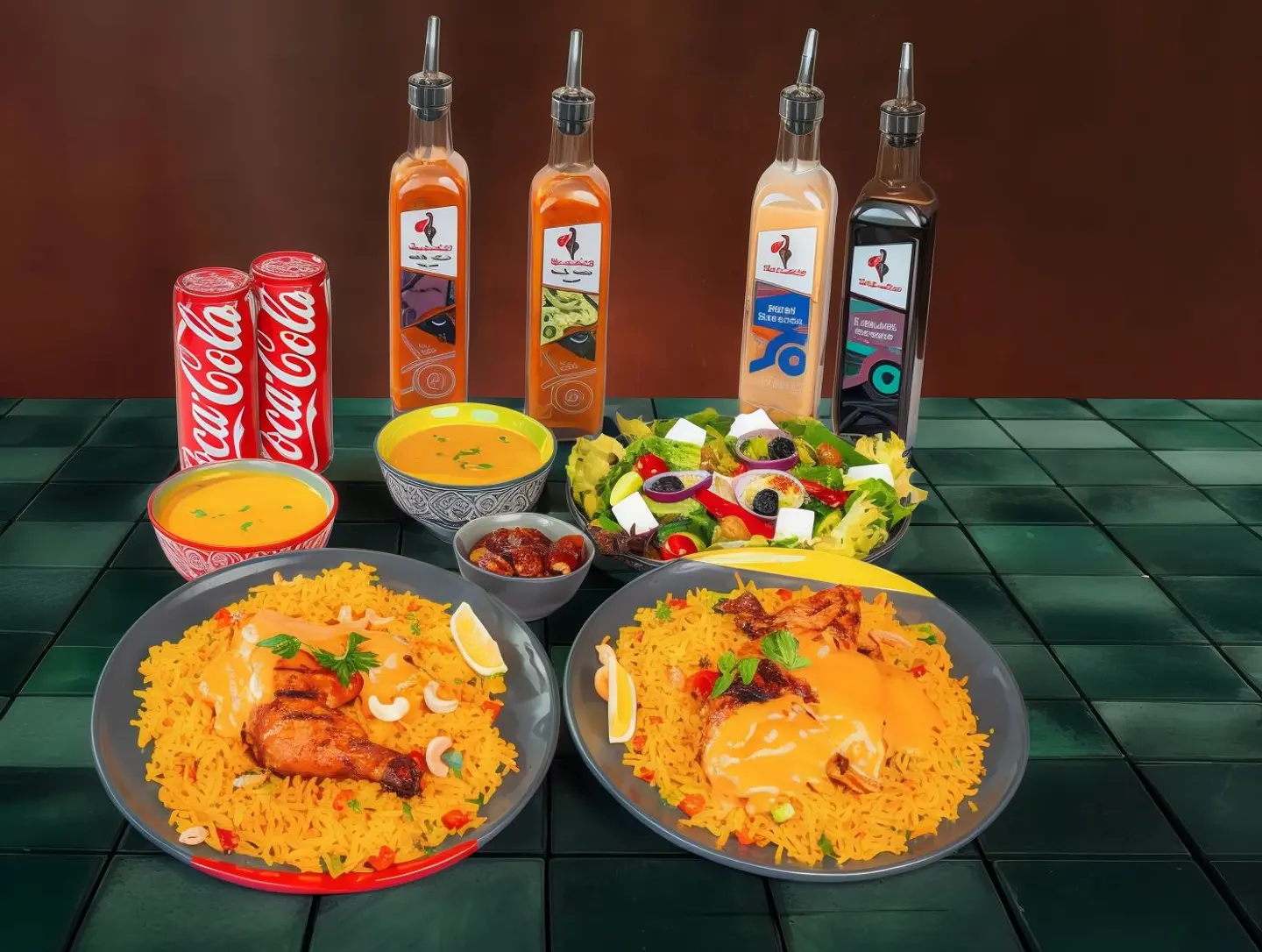 وجبة رمضان للمشاركه لشخصين