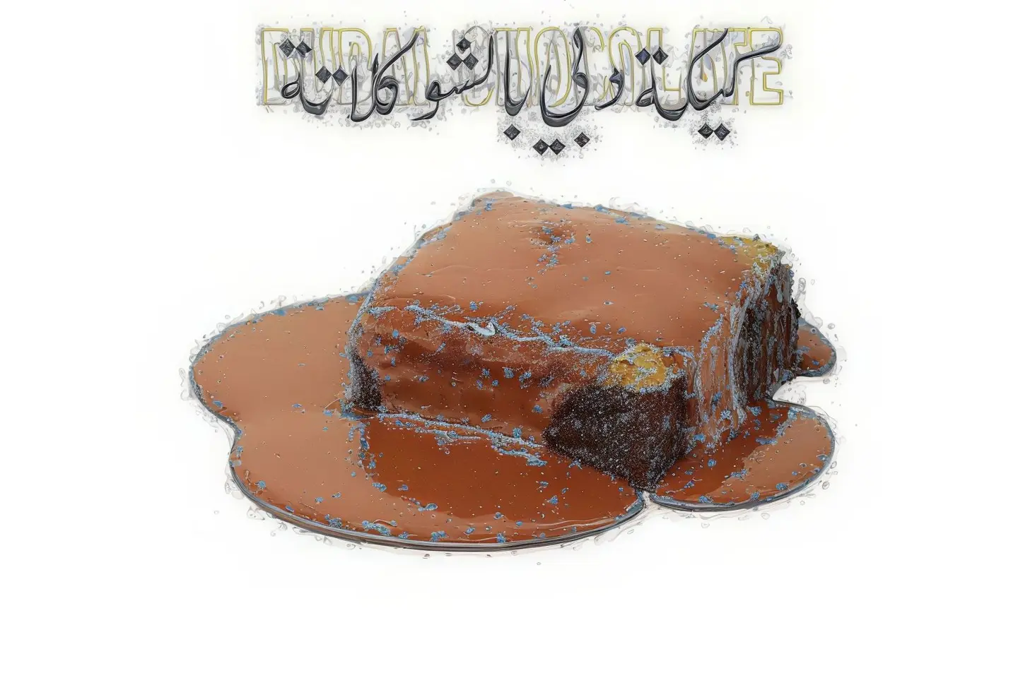 كيكة دبي بالشوكولاتة