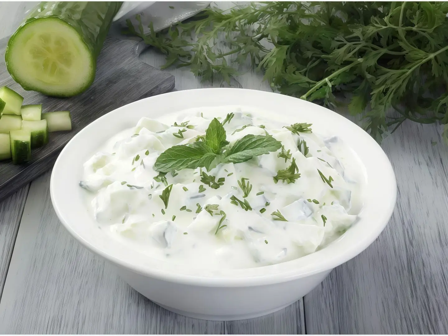 Cucumber Salad With Yogurt