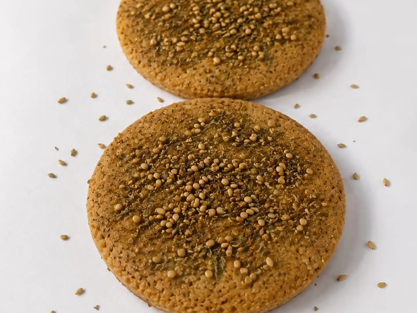 مناقيش زعتر كيتو ۲قطع