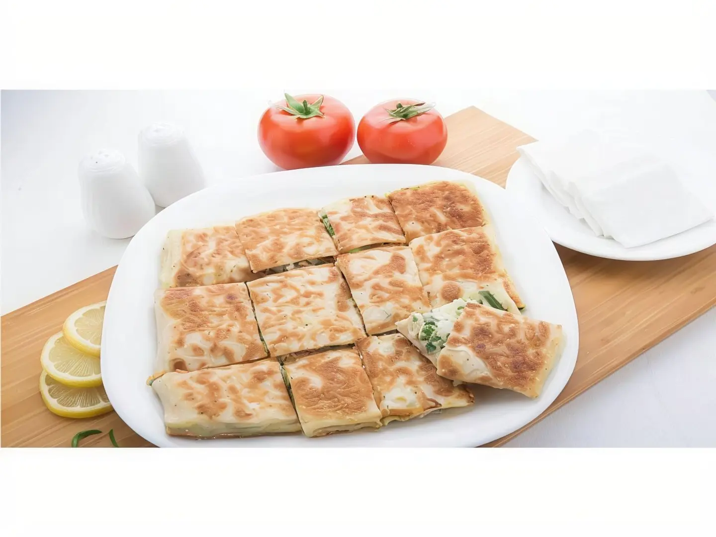 مطبق خضار باللحم دبل