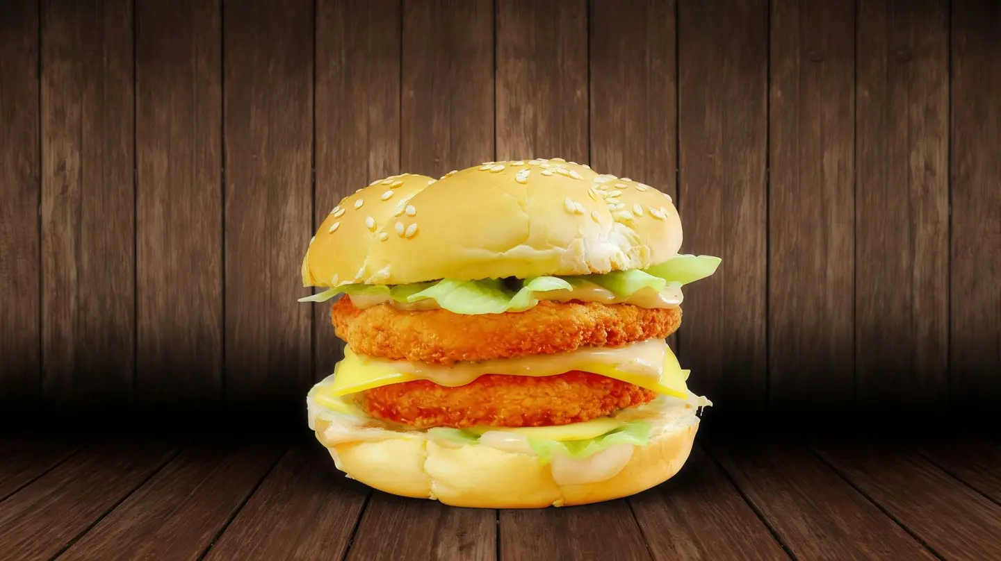 Double Chicken Burger