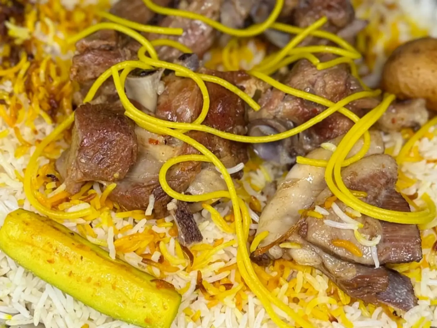 Plain Goat With Rice - For One Person