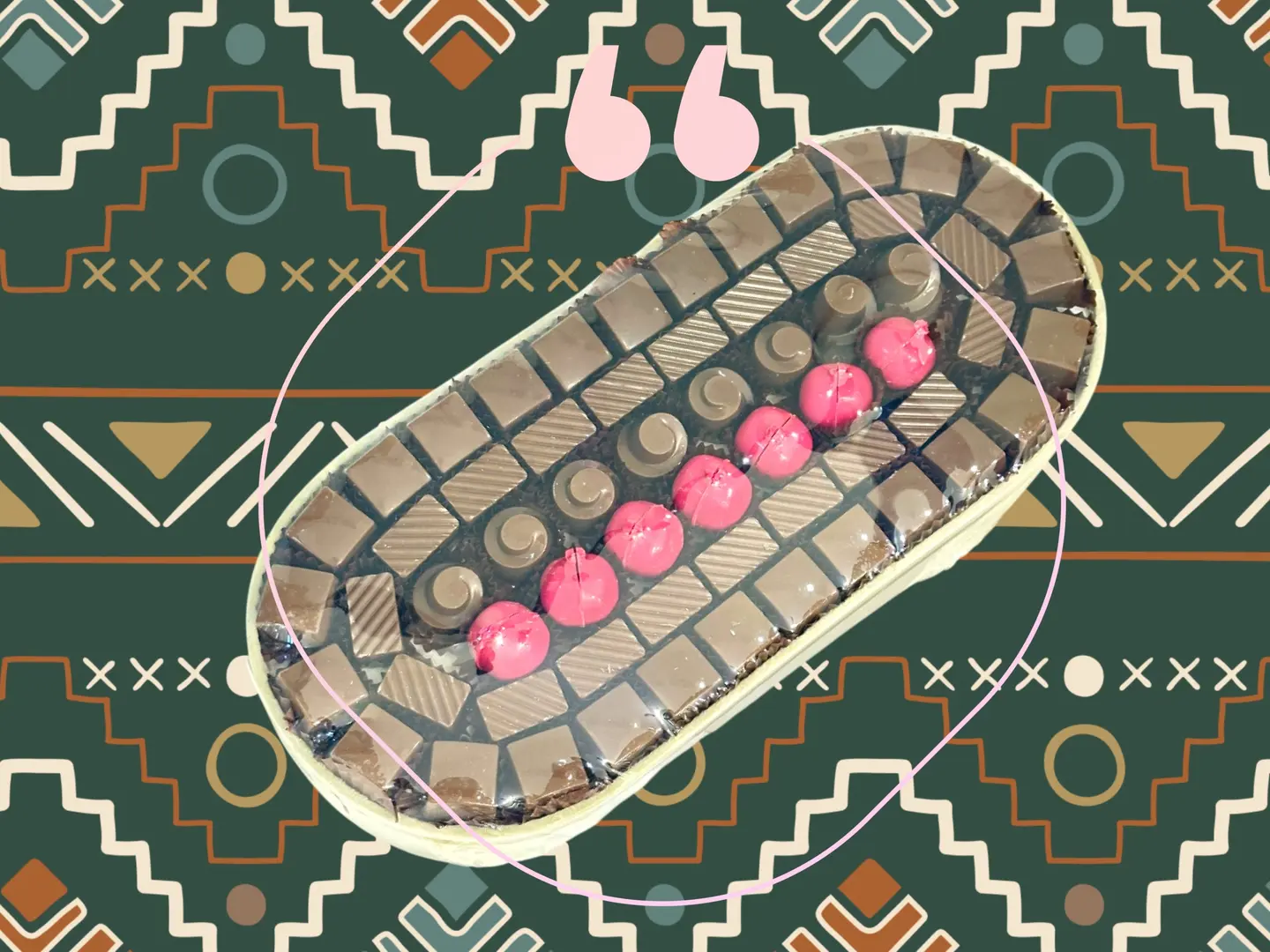 صينية شوكولاتة فاخرة للضيافة