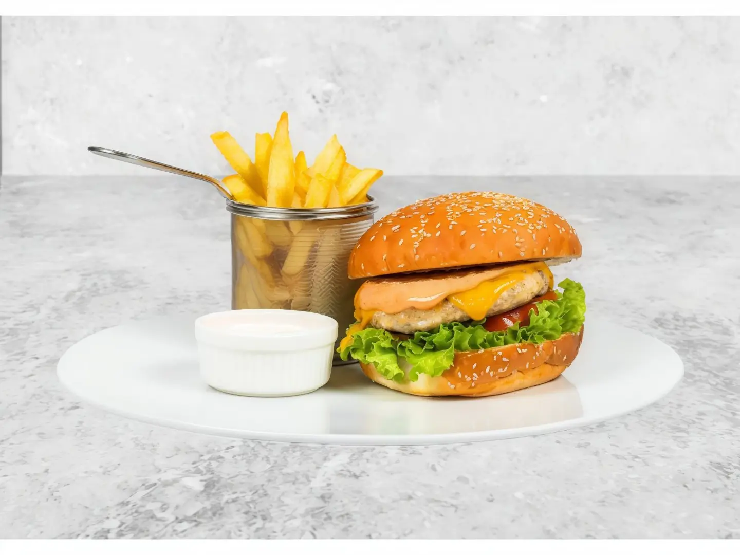 Chicken Cheeseburger