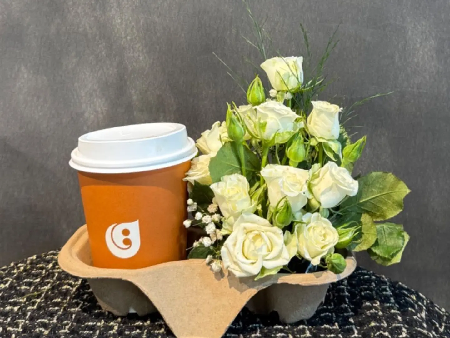 Coffee With Roses   Cold