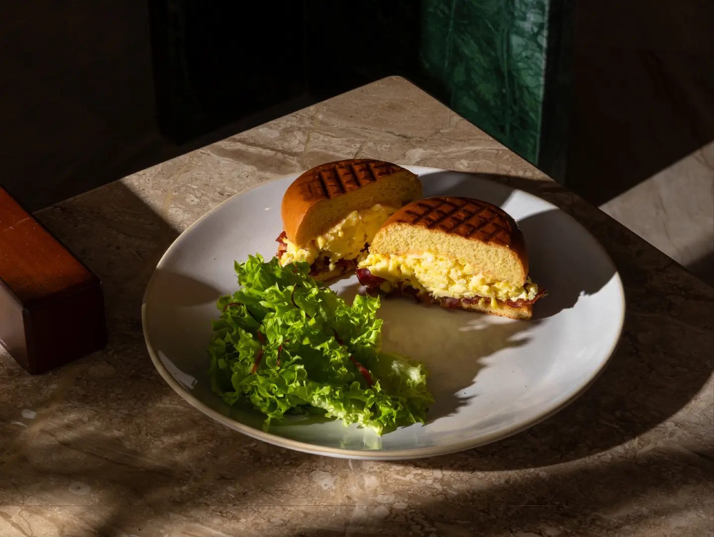 Baco N Egg Sandwich