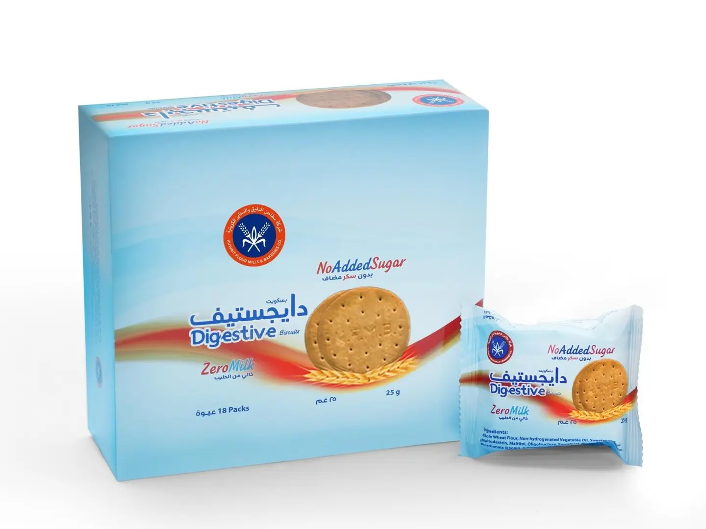 دايجستيف بدون سكر مضاف