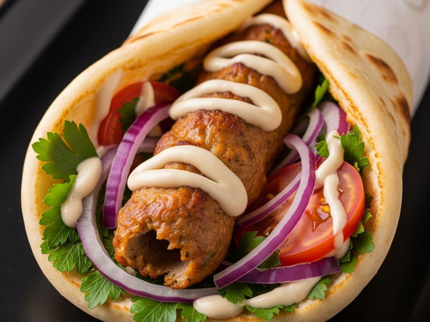 ساندوتش كباب دجاج