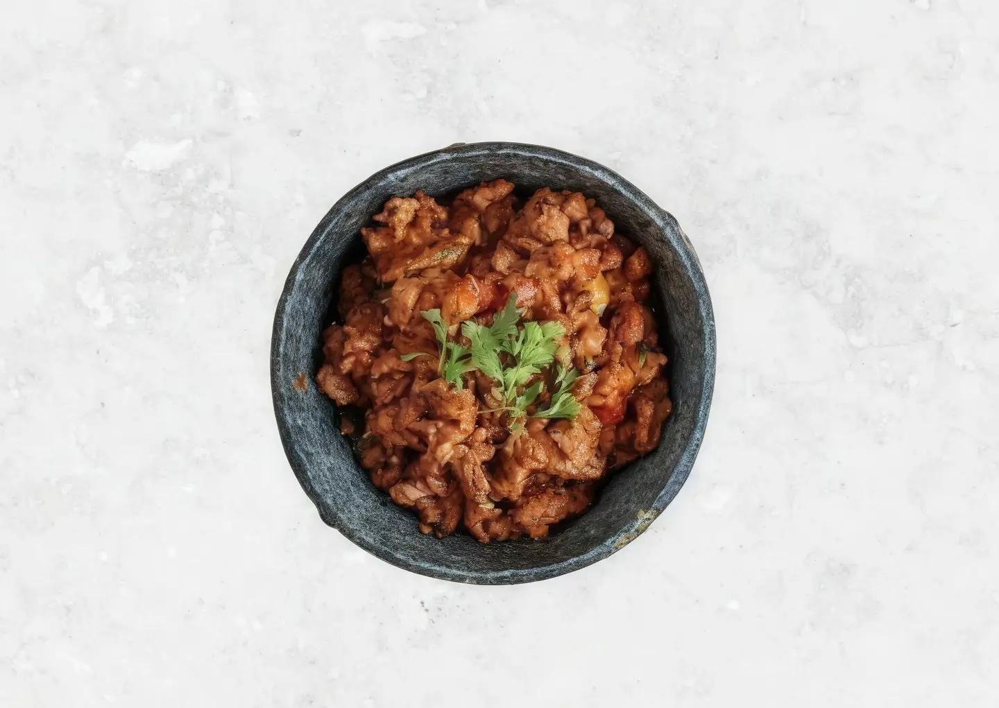 Meat Mgalgal With Bread