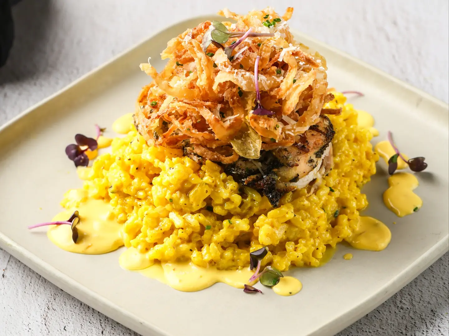 Chicken Saffron Risotto
