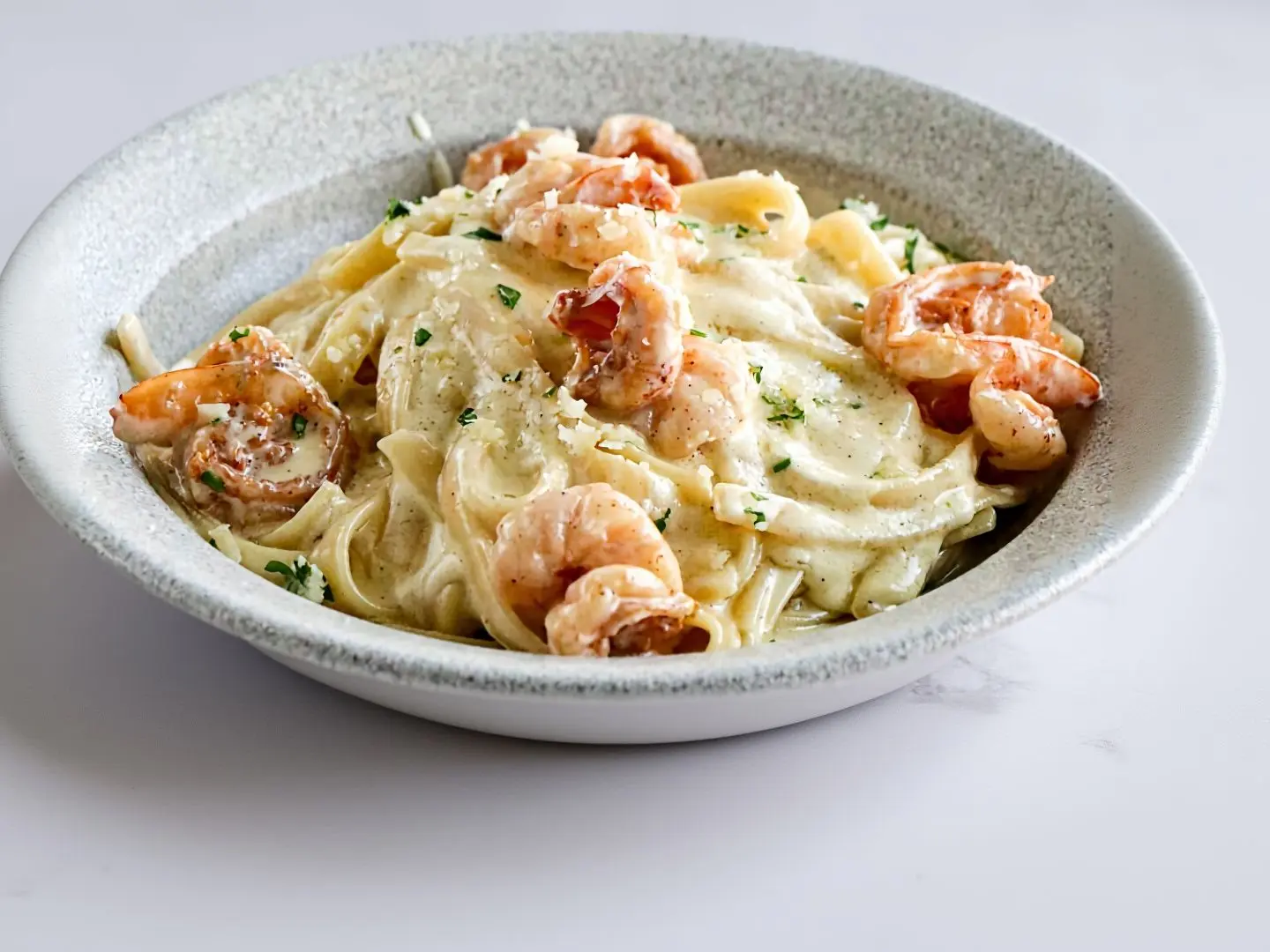 Alfredo Shrimp Pasta