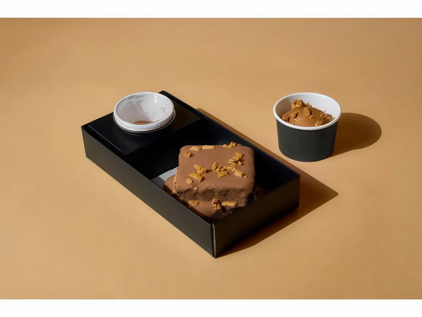 موج براوني زبدة الفول السوداني الفرنسية