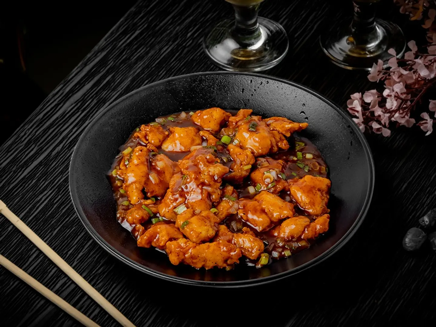 دجاج بالفلفل الأسود