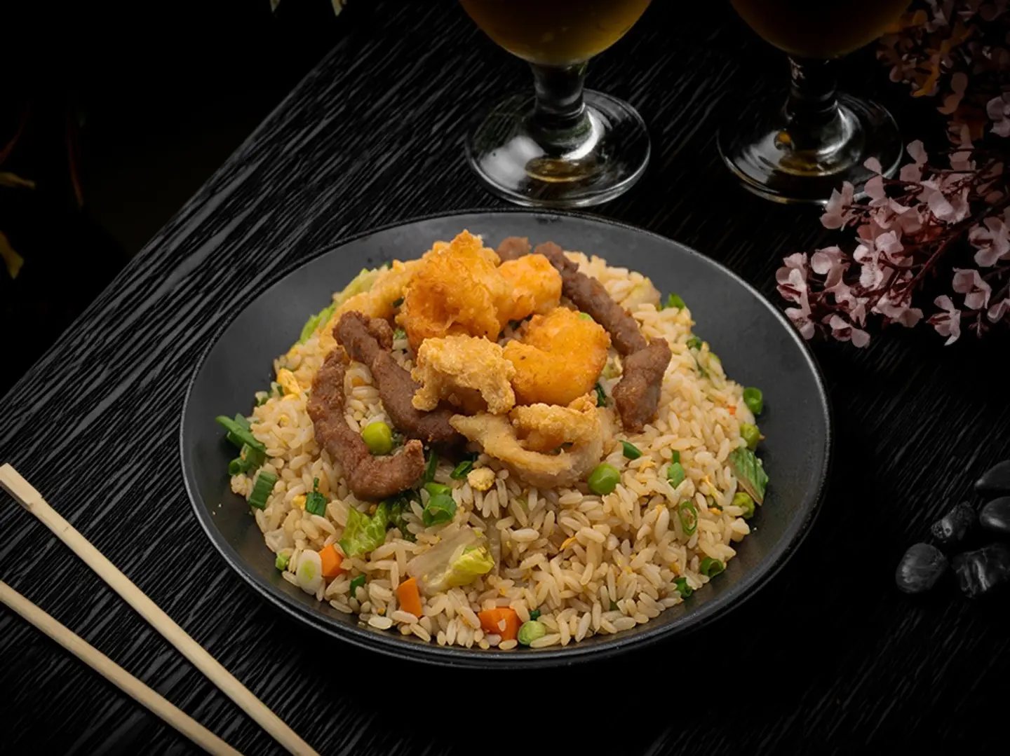 أرز صيني مشكل