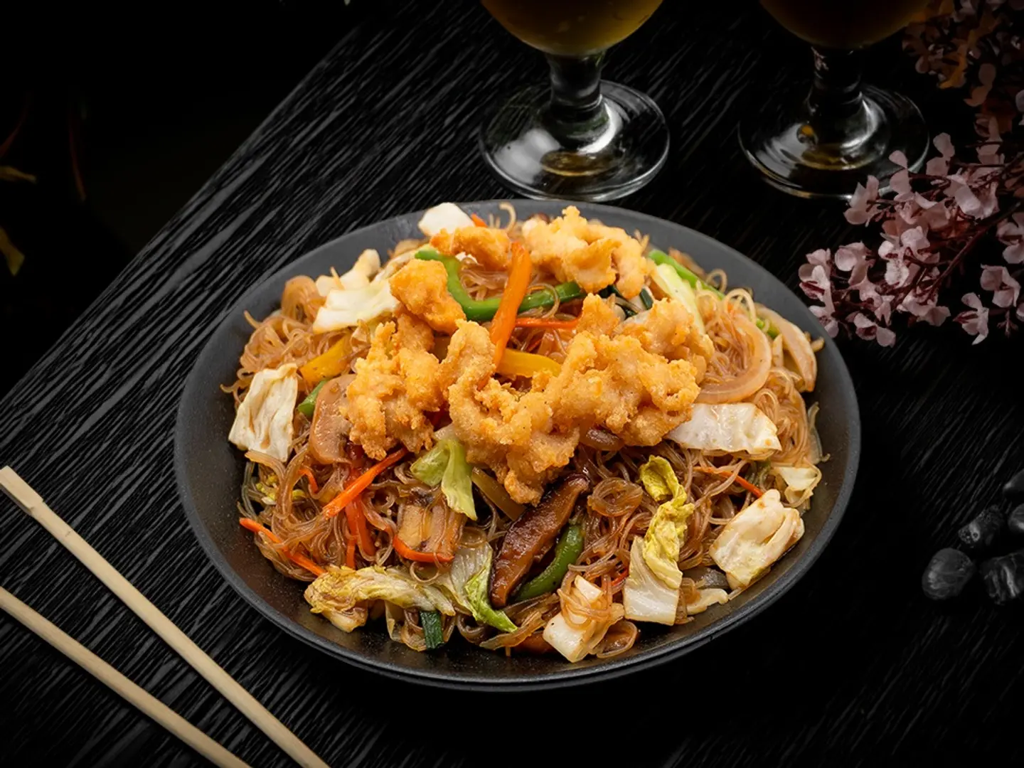 نودلز بيهون دجاج