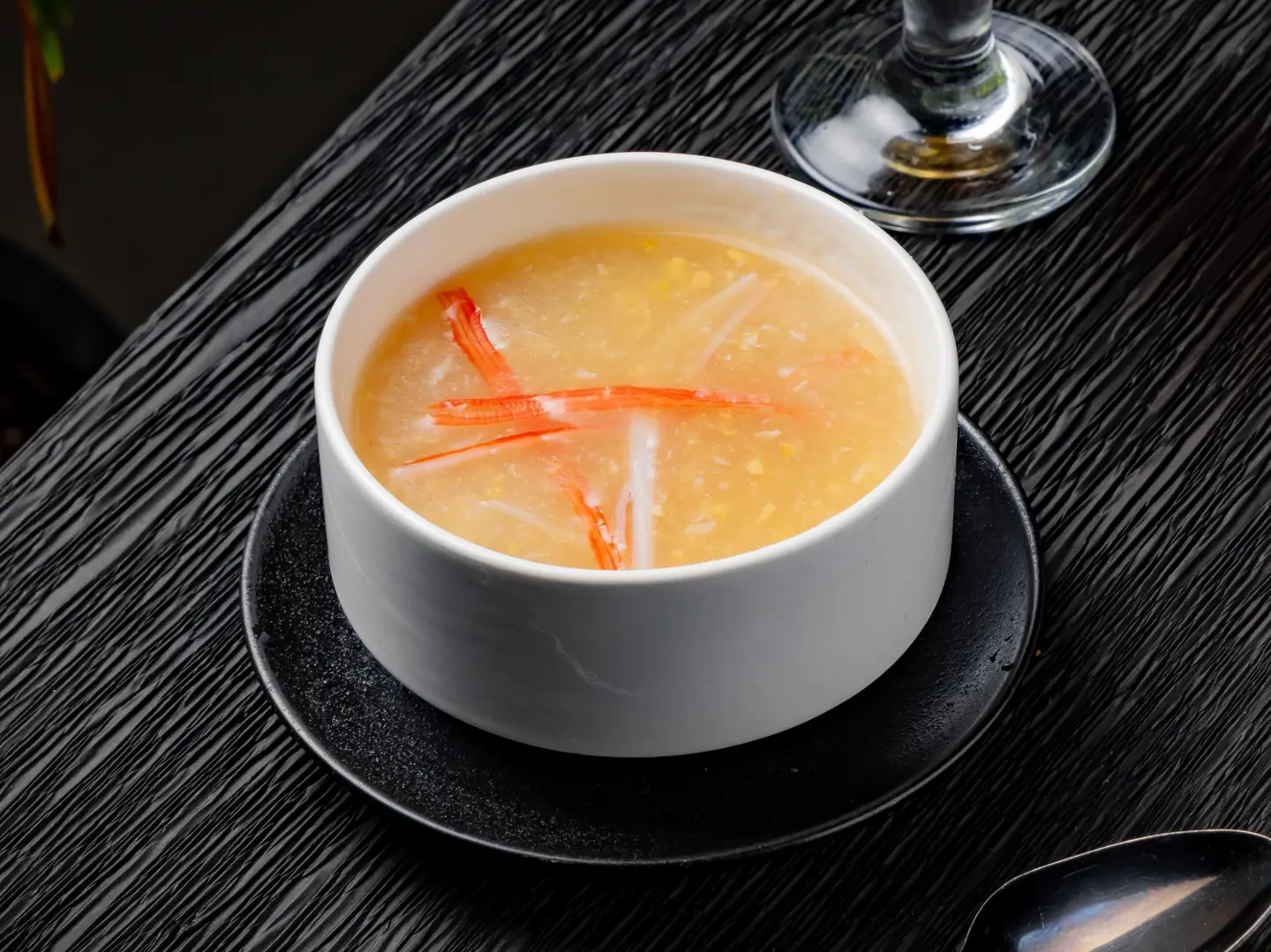 شوربة سلطعون بالذرة