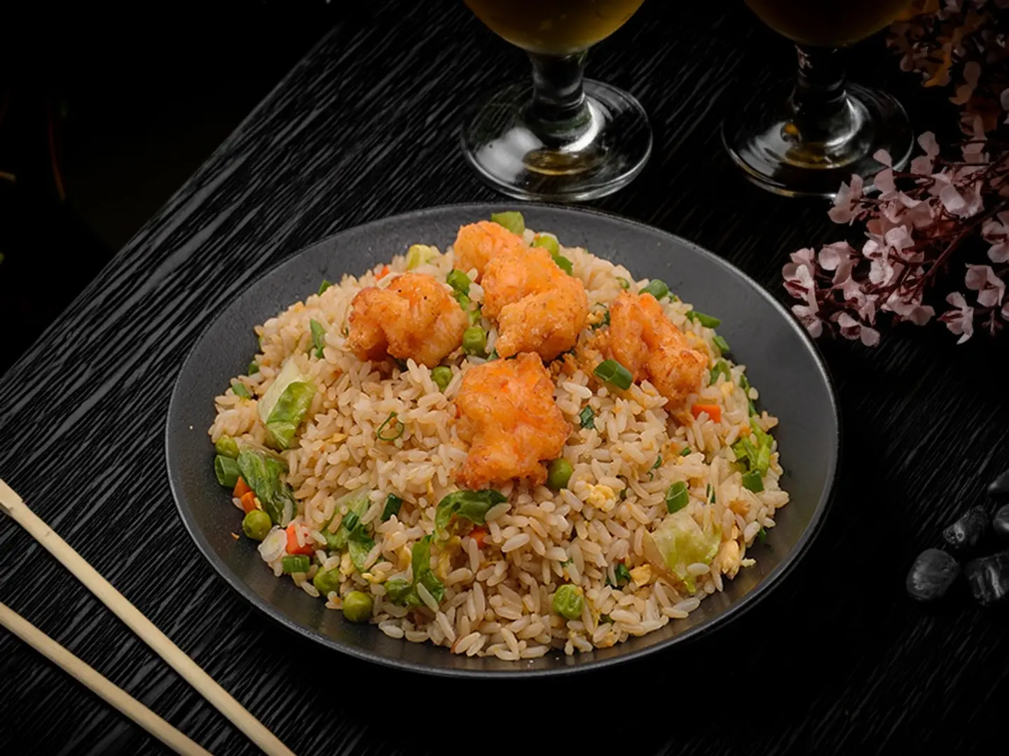 أرز صيني بالجمبري