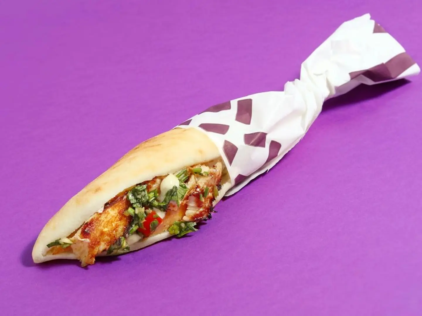 Shawrma With Tabbouleh Sandawich