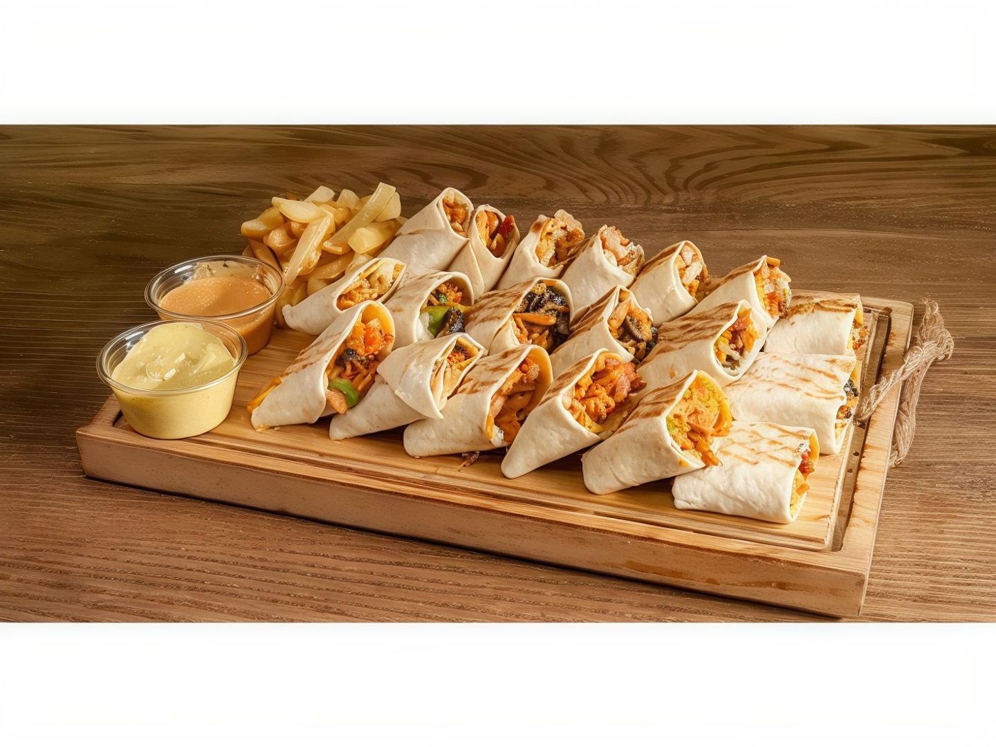 Triple Arabic Meat Shawarma Dish