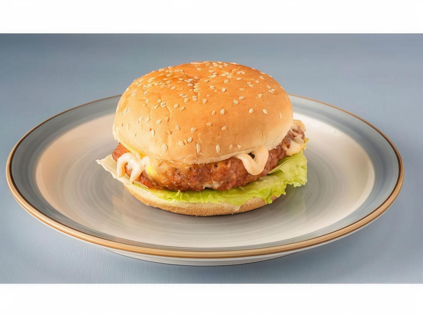 Shrimp Burger Sandwich