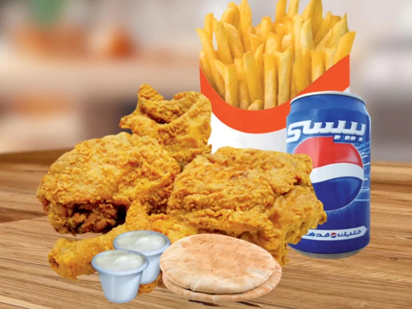 كومبو بروستد الدجاج