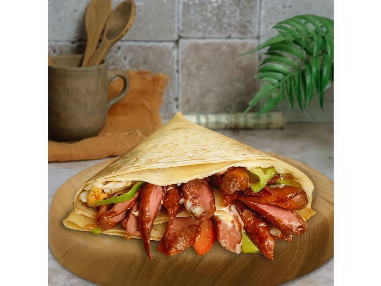 Hot Dog Crepe