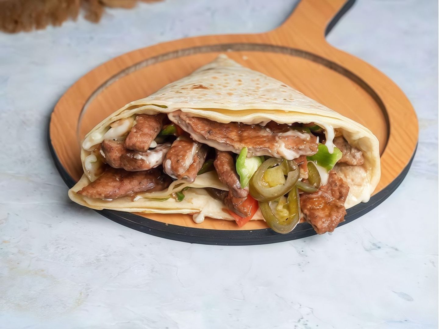 Beef Burger Crepe
