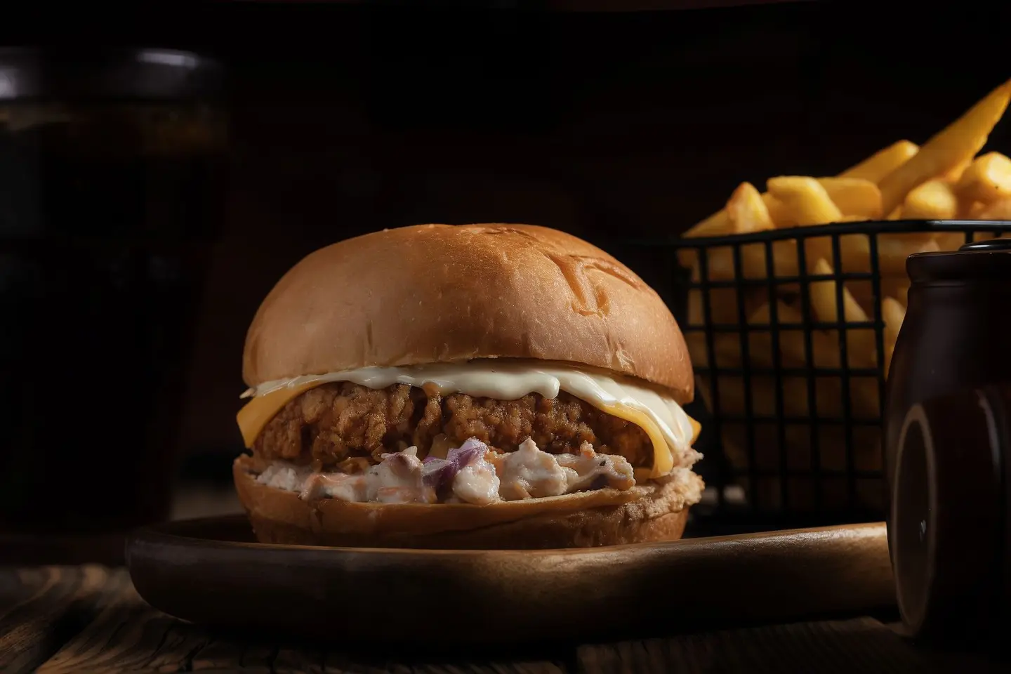 Crispy Chickn Burger Combo