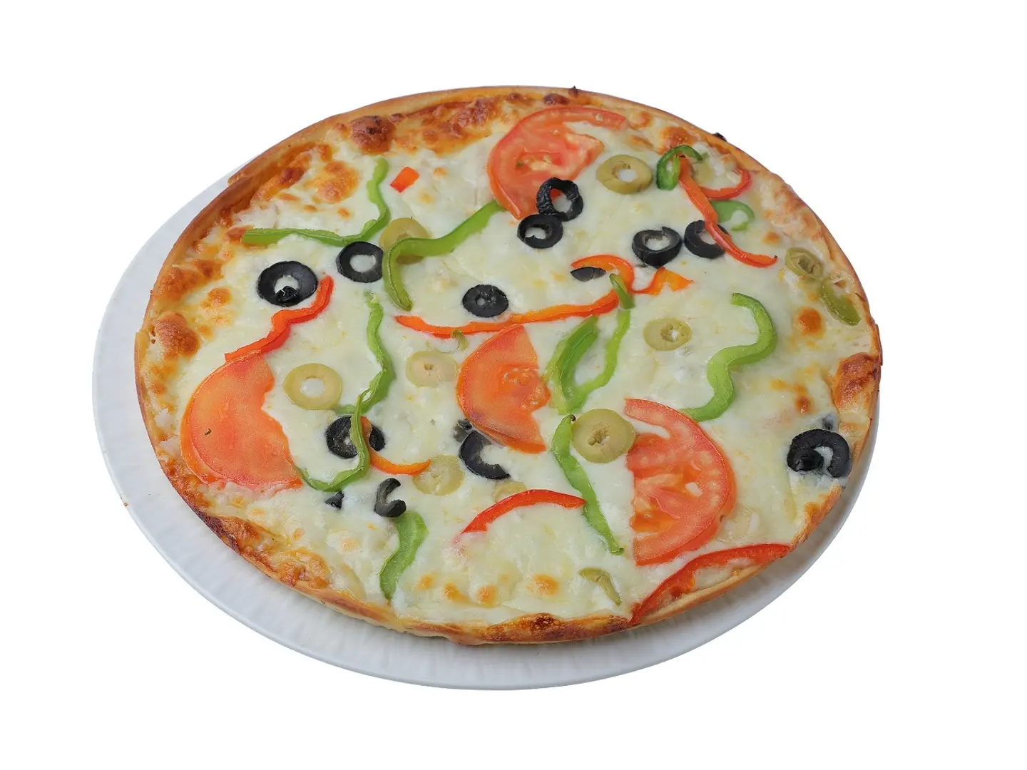 بيتزا خضار مشكلة