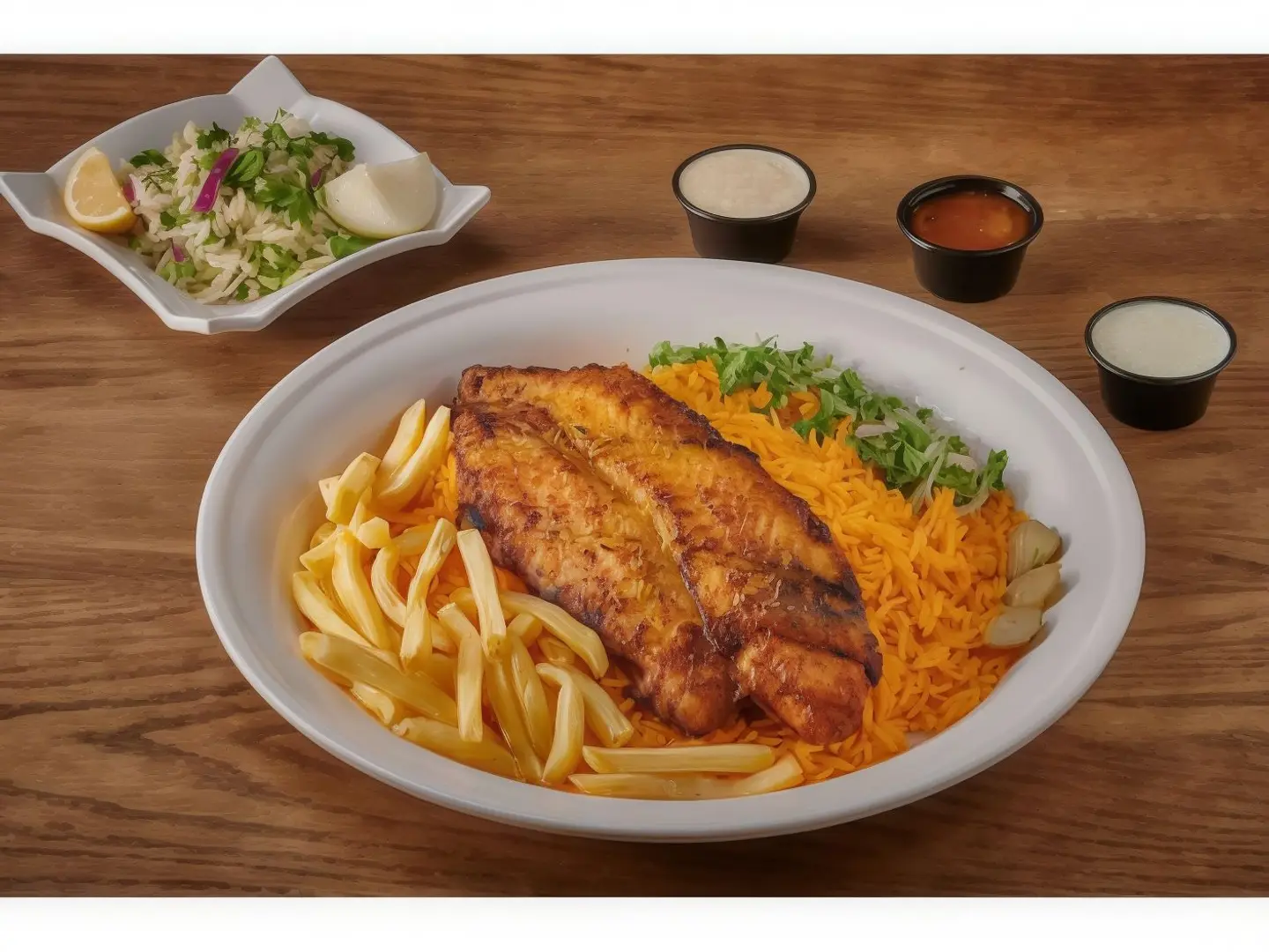 Fish Fillet With Rice