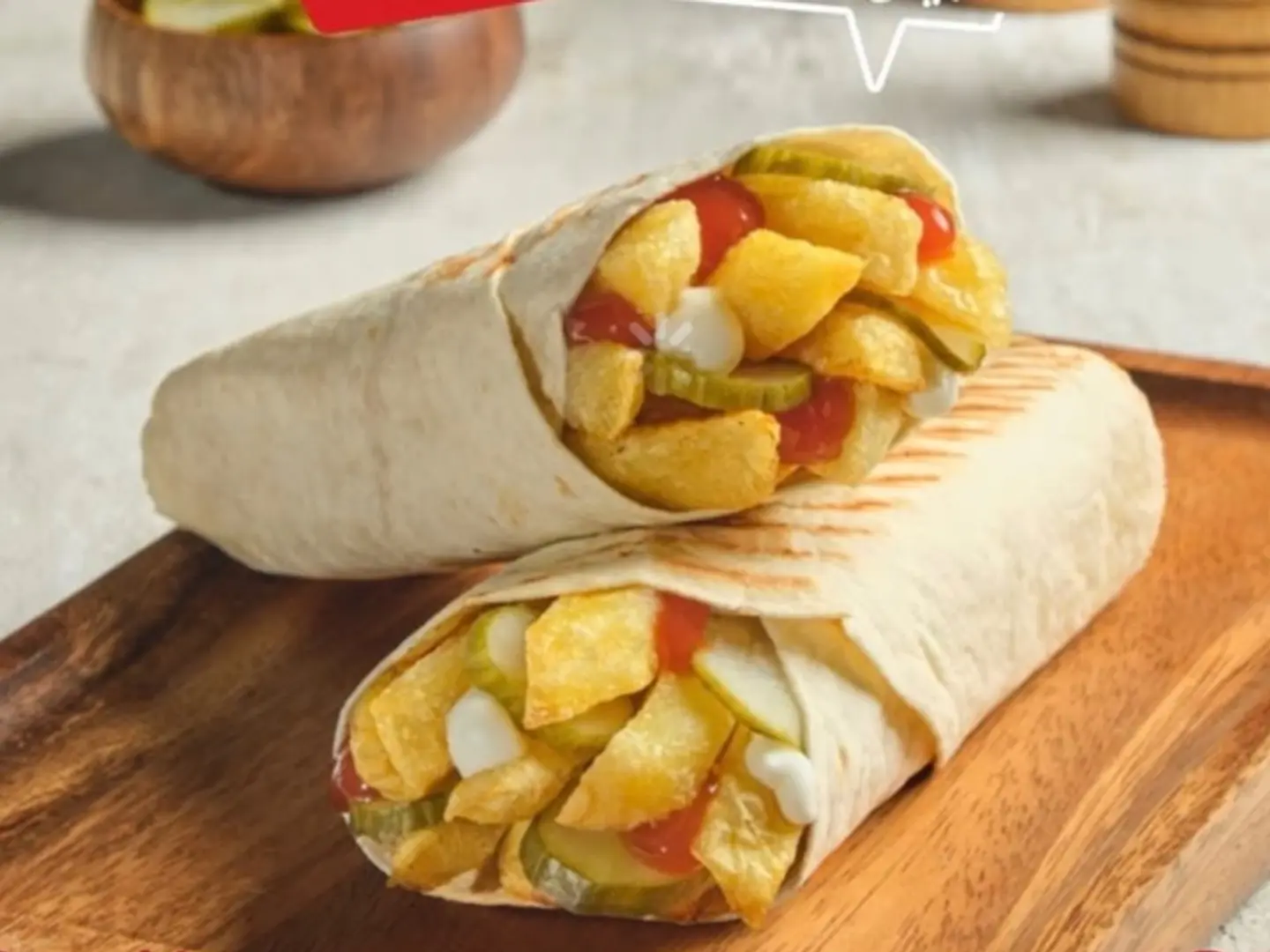 سندوتش رول بطاطس