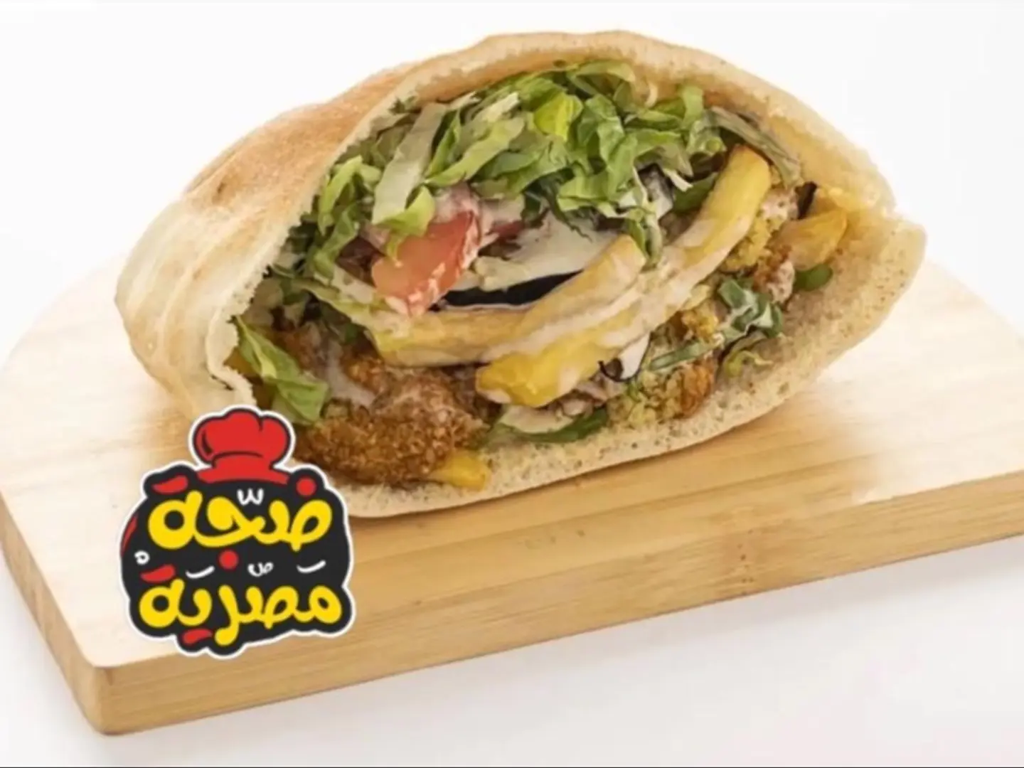 ساندوتش طعمية مشكل مع فول