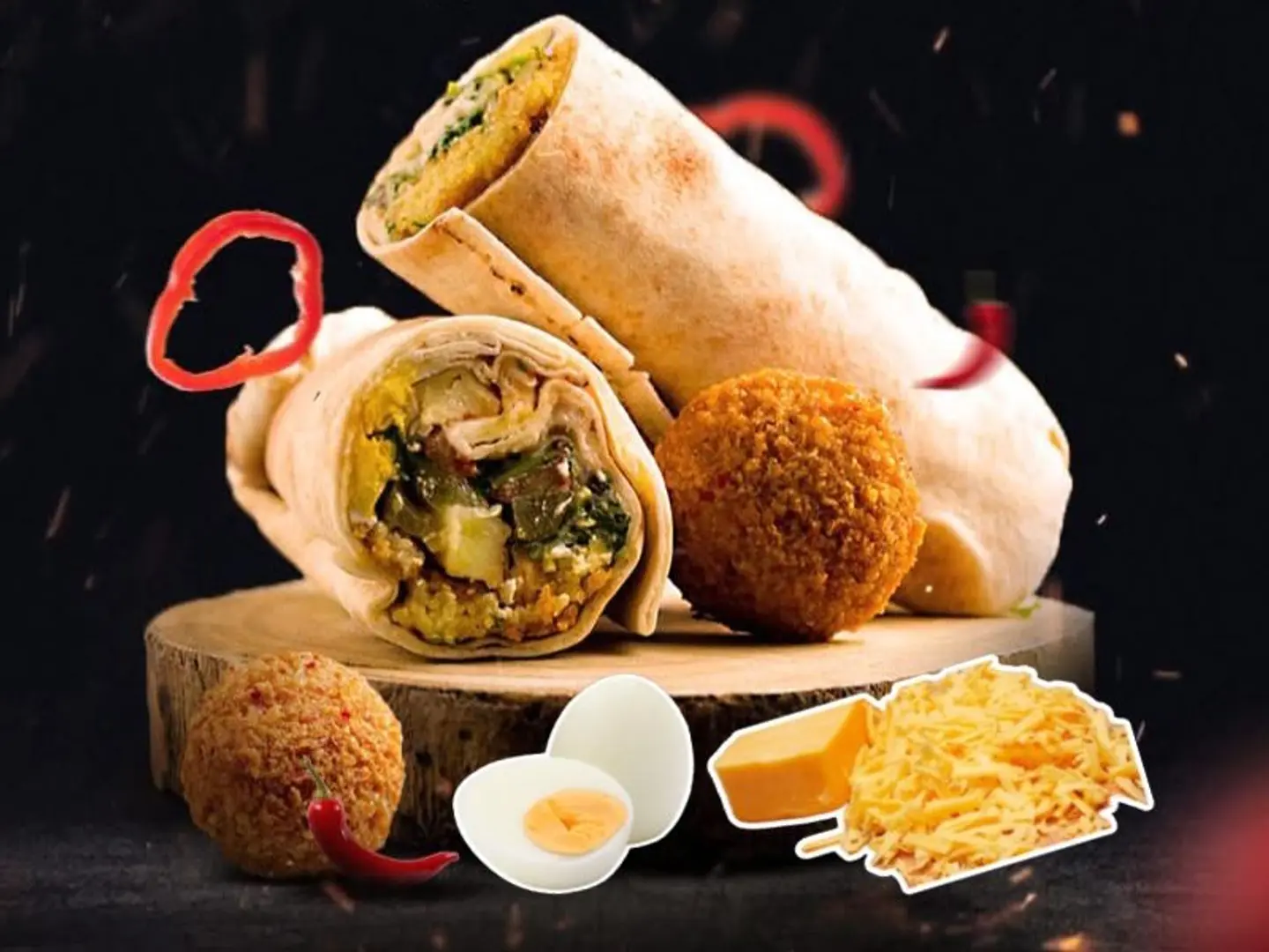 سندوتش رول فلافل ضجة
