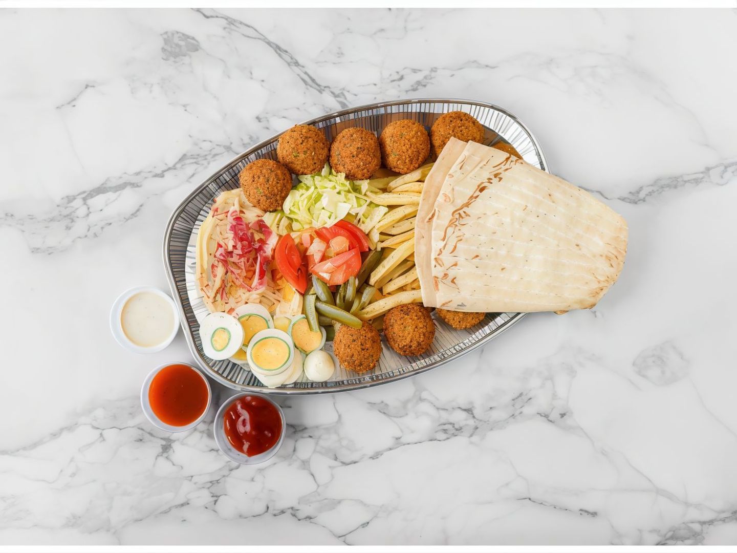 Medium Mixed Falafel Plate