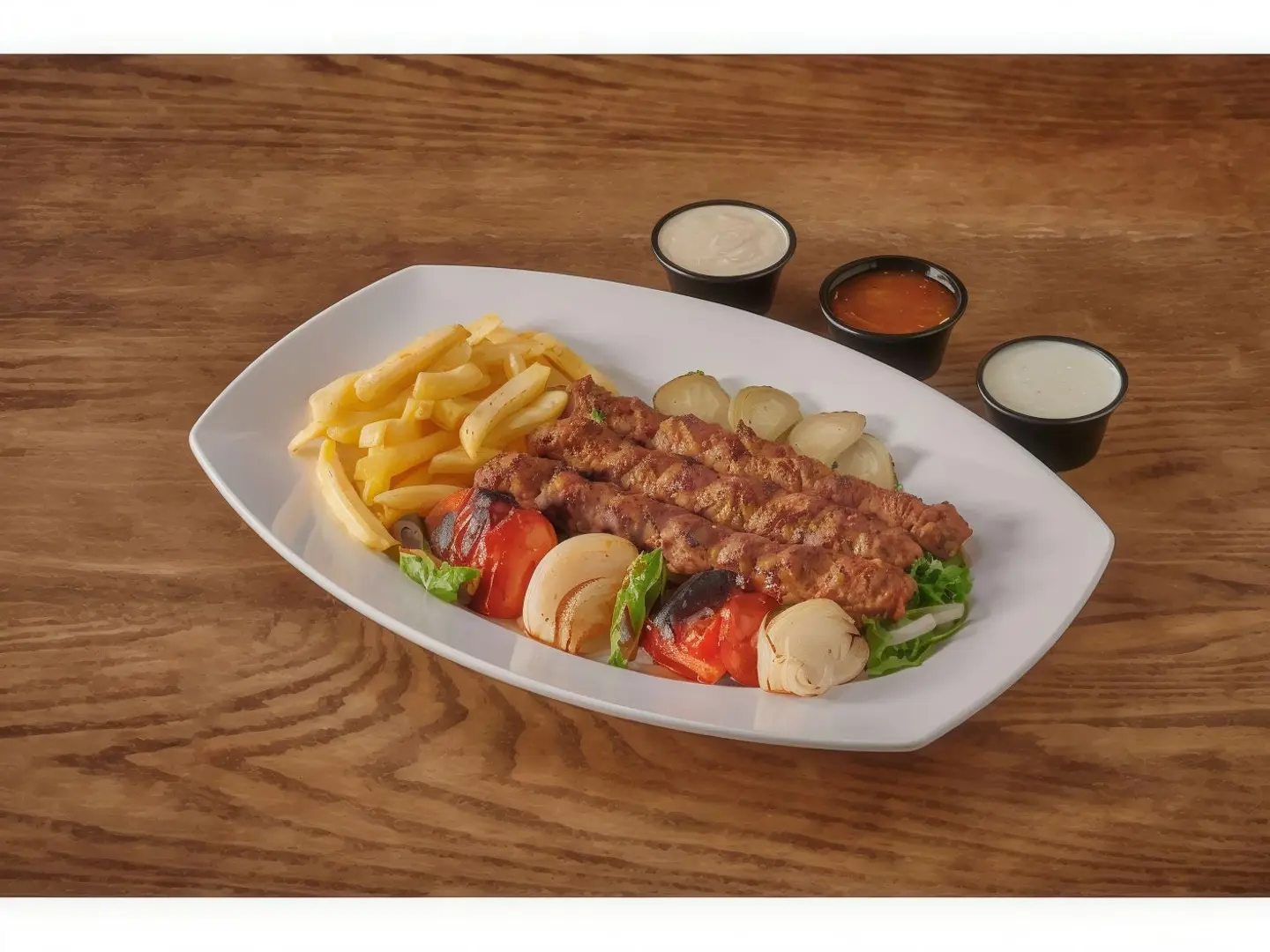Meat Kebab For One Person