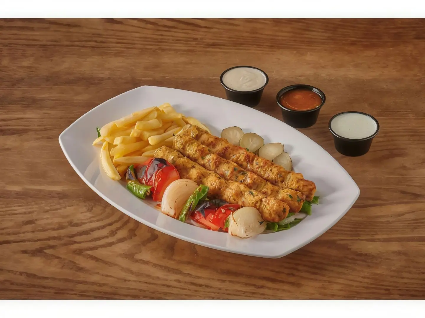 Chicken Kebab For One Person