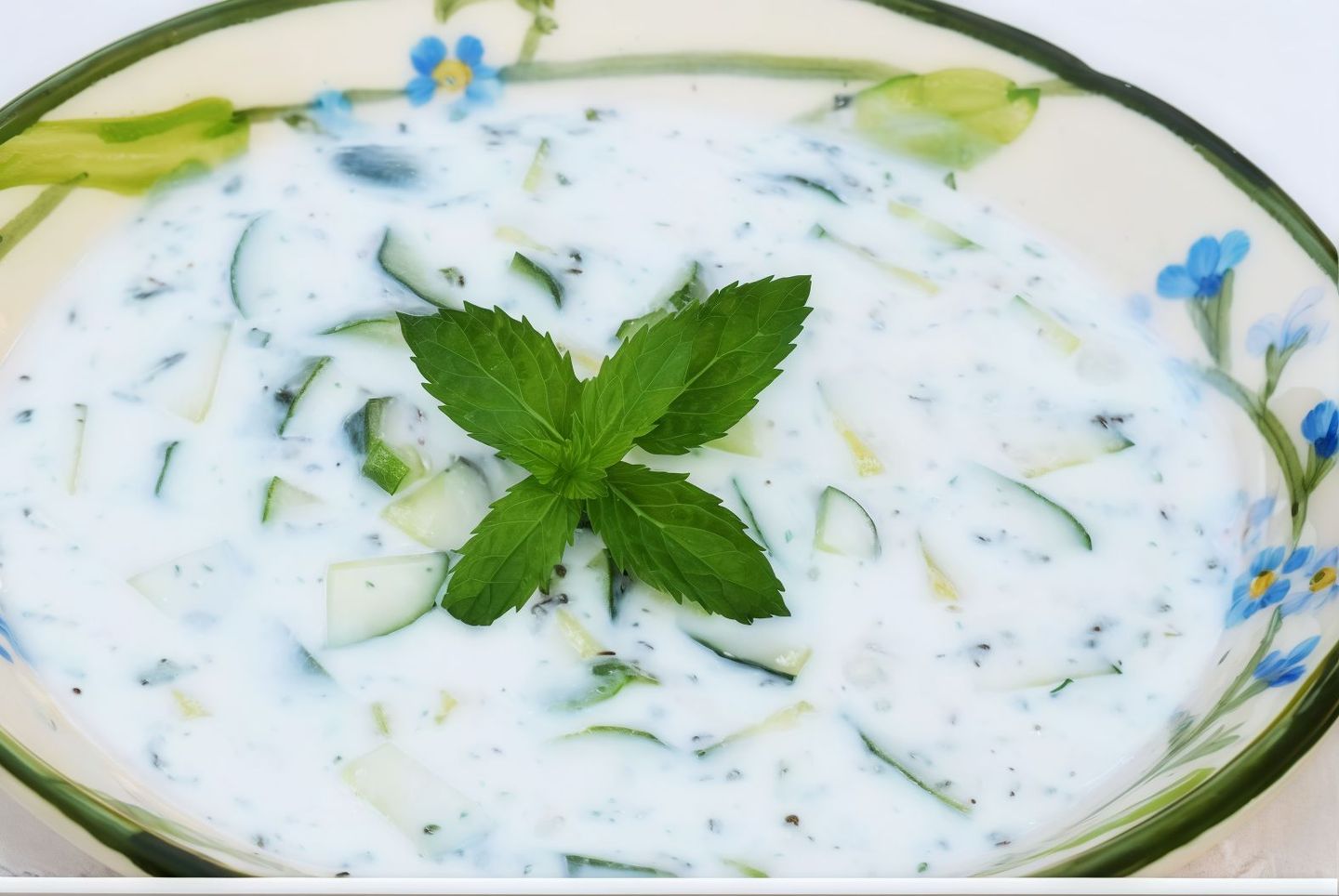 Yogurt With Cucumber Salad