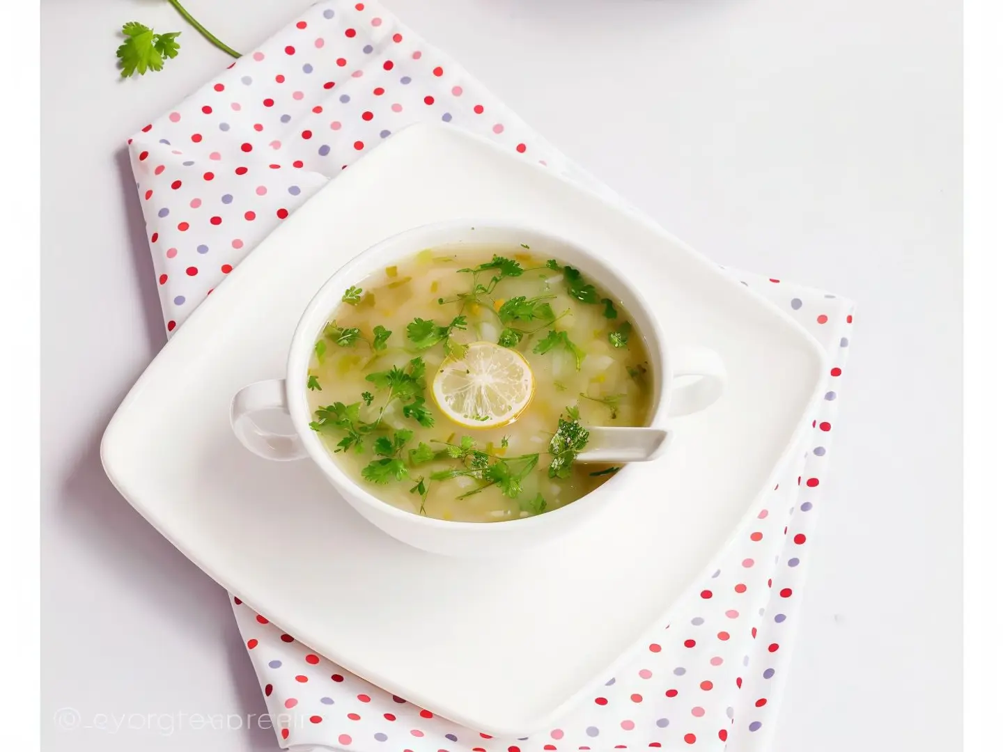 Chicken Soup With Lemon And Coriander