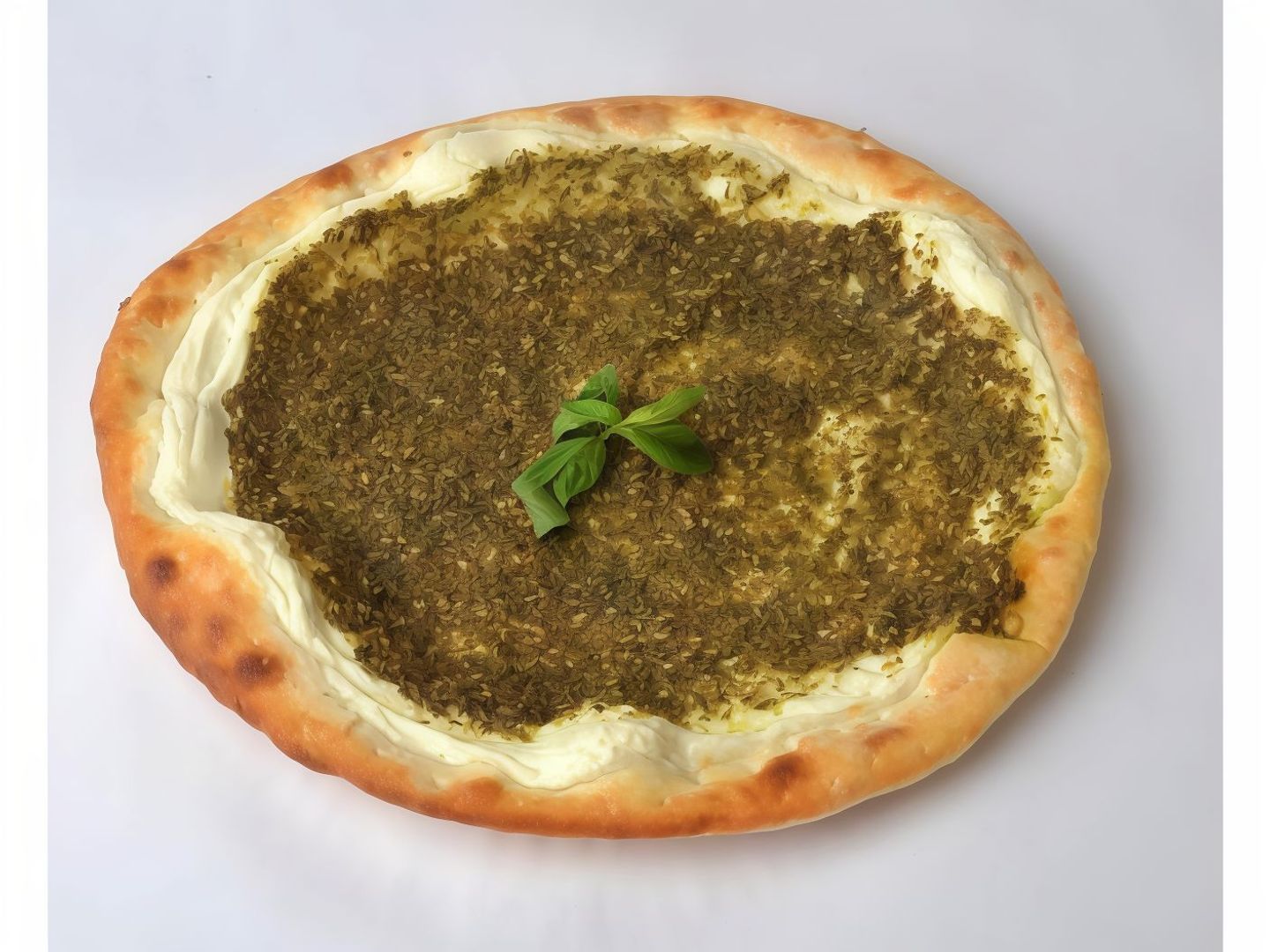 فطيرة لبنة بالزعتر
